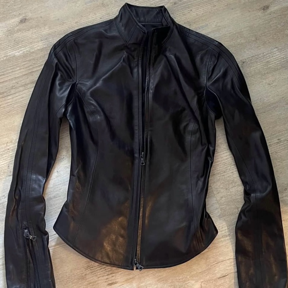 Women's Black Leather Jacket